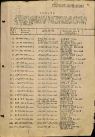 Медаль «За победу над Германией в Великой Отечественной войне 1941–1945 гг.»  Наградной документ Воинское звание: лейтенант Воинская часть: 129 зсп 26 зсд Наименование награды: Медаль «За поб