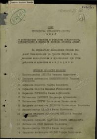 Медаль «За отвагу». Дата рождения: __.__.1917 Дата поступления на службу: __.10.1938 Место призыва: Сурхан-Дарьинский РВК, Узбекская ССР Воинское звание: ст. лейтенант Воинская часть: 110 сп