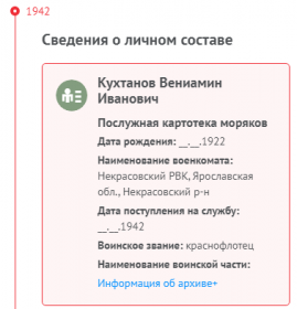 Информация с сайта Память народа