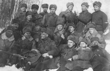 Участники прорыва блокады Ленинграда - бойцы 376 стрелковой дивизии
