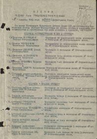 1. Приказ Командующего войсками 6-й гвардейской танковой армии № 160 от 11.10.1945.