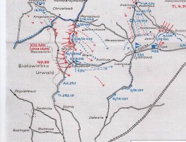 Немецкая карта по состоянию на 27.06.1941 года ( https://clck.ru/Wak4Q  ).