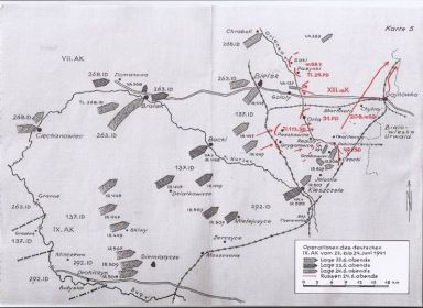 Дислокация 49 сд и 10 армии (положение левого фланга) на 24.06.1941 года ( https://clck.ru/Wak4Q  ).