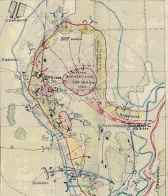 Схема боя 12-13 марта 1944г.