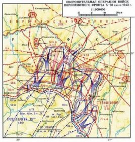 Воронежский фронт в Курской стратегической оборонительной операции (5 - 23 июля 1943 г.)