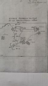 Боевые порядки частей 50 сд при вступлении в бой от 28.01.1942