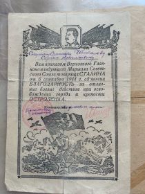 Благодарность