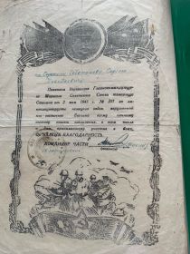 Благодарность