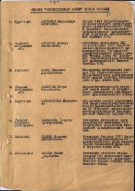 Приказ подразделения №: 22/н от: 21.05.1945 Издан: ВС 60 А
