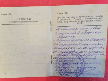 Свидетельство об освобождении от воинской обязанности