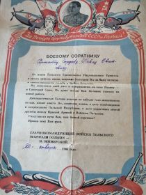 Благодарность