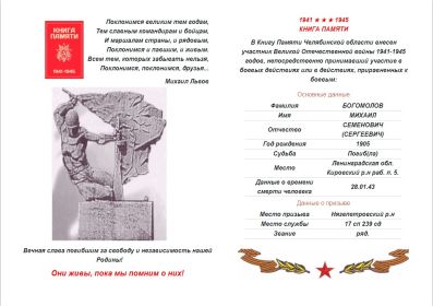 Книга памяти Челябинской области