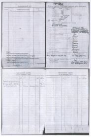 Документ о зачислении во 2 стрелковый полк