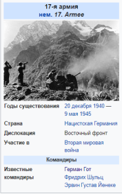 17-я немецкая армия Вермахта  Крым
