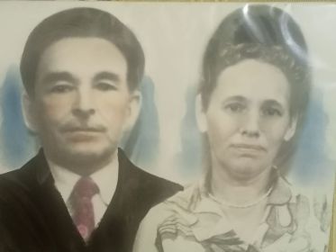 Павел Петрович Черных с женой