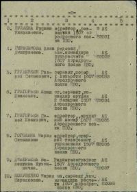 Приказ подразделения №: 495 от: 05.10.1944 издан: 1607 аэрп ПВО 14 ВА