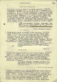 Приказ подразделения № 4 от 25.02.1945 Издан: 438 иптап РГК 3 Украинского фронт