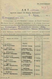 Наградой Лист - За оборону Ленинграда (Страница 1)