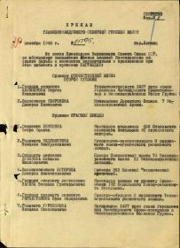 Приказ Главнокомандующего Северной Группой Войск (от 20.12.1946) - лист 1