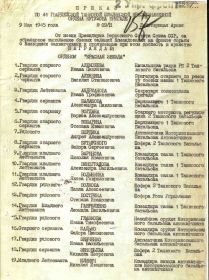 Алёнкин Василий Степанович. Награждение 2-м Орденом КРАСНОЙ ЗВЕЗДЫ. Приказ №: 09/н от 09.05.1945 г. (ДЕНЬ ПОБЕДЫ!) 41 гв. тановой бригады.