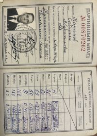 ПАРТИЙНЫЙ БИЛЕТ
