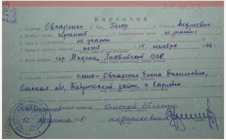 карточка