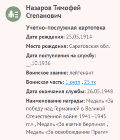 Информация с сайта Память народа