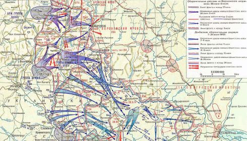 Карты боев 343сд в составе 21 армии с 30.06.1942 по 08.07.1942