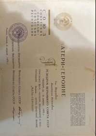 Звание Мать - героиня