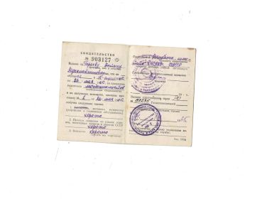 Свидетельство об окончании автошколы