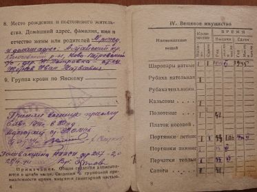 Армейская книжка