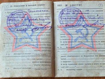 Военный билет (с.2)
