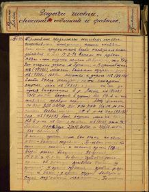 Журнал боевых действий 13 гв. ап. Описывает период c 27.01.1943 по 15.10.1943