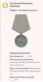 Информация с сайта Память народа