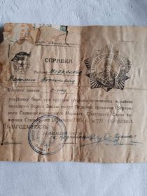 Благодарность при прорыве обороны западного берега р.Вислы