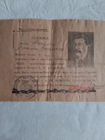Благодарность за овладением г.Лодзь (Польша)