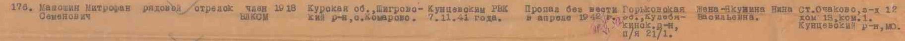 документ, уточняющий потери находится в Центральном архиве Министерства обороны РФ (доступен для посещения гражданами РФ), Фонд: 58, Опись: 977520, Ящик/дело: 510