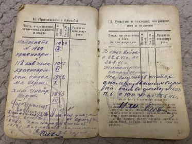 красноармейская книжка