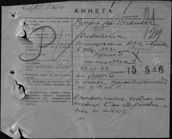 Анкета
