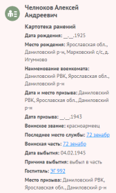 Информация с сайта Память народа