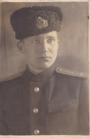 Во время службы в ВВС ВМФ, февраль 1945, Борское