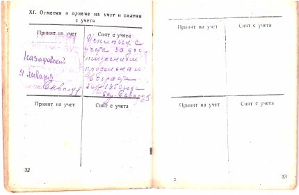 Военный билет, ч.7