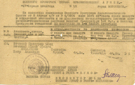Справка о выслуге