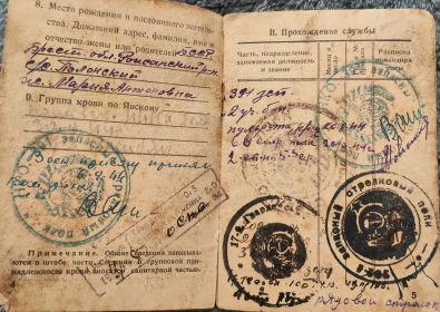 Красноармейская книжка