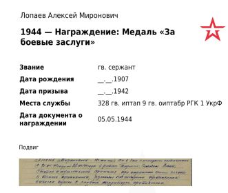 Медаль «За боевые заслуги»