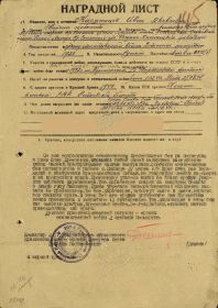 Подвиг Орден Отечественной войны II степени