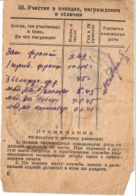 Красноармейская книжка страница 6