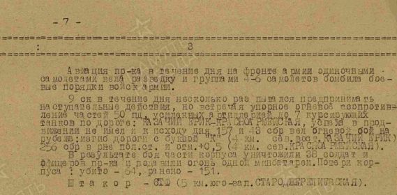 Журнал боевых действий 1