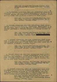 Приказ (Медаль «За отвагу») 1