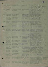 Представление  награждению медалью "За оборону Ленинграда" (п. 217)